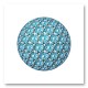 Diamond Ball Blue Art Print Diamond Ball Blue Art Print