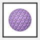 Diamond Ball Purple Art Print Diamond Ball Purple Art Print