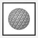 Diamond Ball Silver Art Print Diamond Ball Silver Art Print