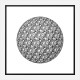 Diamond Ball Silver Art Print Diamond Ball Silver Art Print