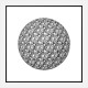 Diamond Ball Silver Art Print Diamond Ball Silver Art Print