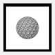 Diamond Ball Silver Art Print Diamond Ball Silver Art Print
