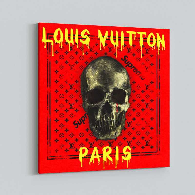 LV Skull Art Print LV Skull Art Print