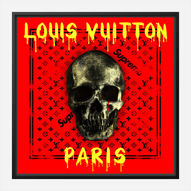 LV Skull Art Print LV Skull Art Print