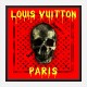 LV Skull Art Print LV Skull Art Print