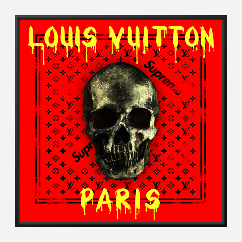 LV Skull Art Print LV Skull Art Print