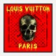 LV Skull Art Print LV Skull Art Print
