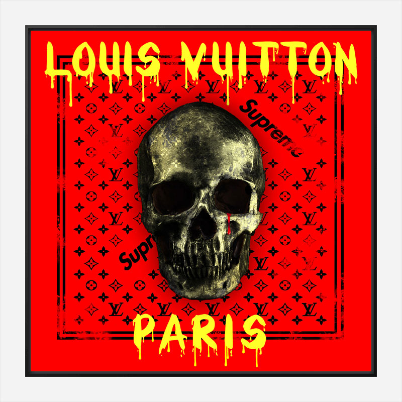LV Skull Art Print LV Skull Art Print