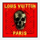 LV Skull Art Print LV Skull Art Print