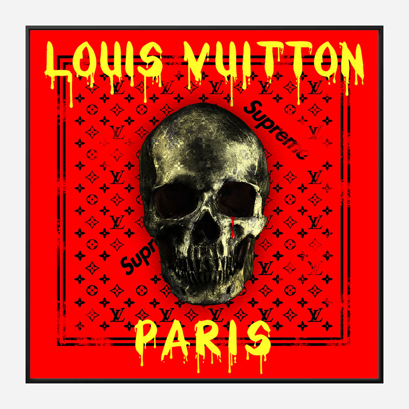 LV Skull Art Print LV Skull Art Print