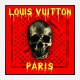 LV Skull Art Print LV Skull Art Print