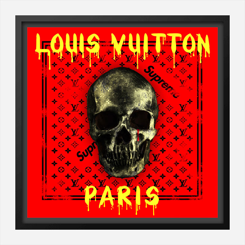 LV Skull Art Print LV Skull Art Print