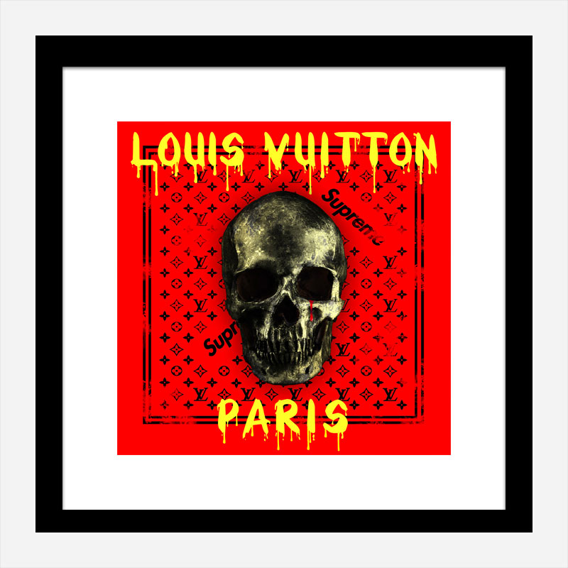 LV Skull Art Print LV Skull Art Print