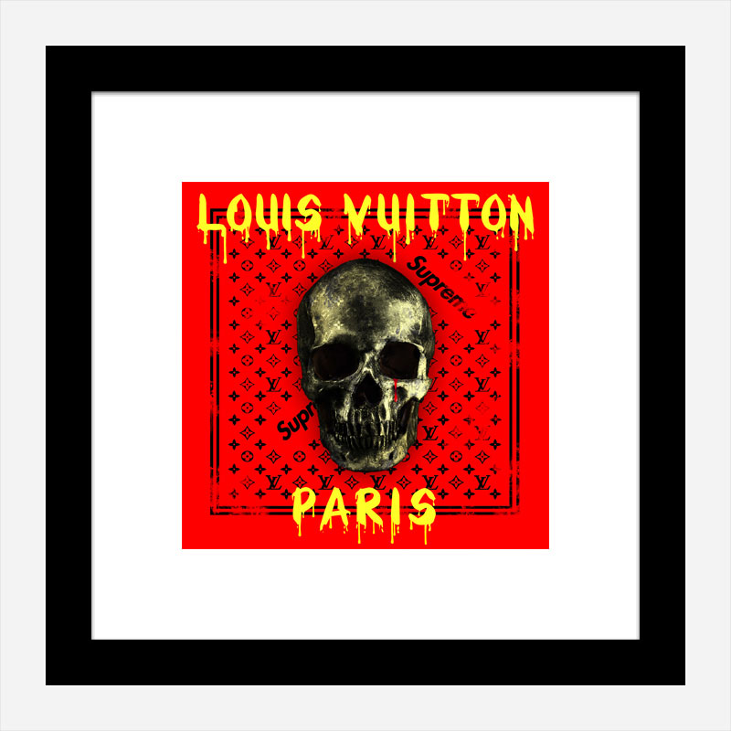 LV Skull Art Print LV Skull Art Print