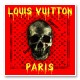 LV Skull Art Print LV Skull Art Print