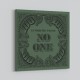 In God We Trust No One - Green Art Print In God We Trust No One - Green Art Print