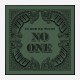 In God We Trust No One - Green Art Print In God We Trust No One - Green Art Print
