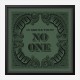 In God We Trust No One - Green Art Print In God We Trust No One - Green Art Print