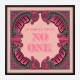 In God We Trust No One - Pink Art Print In God We Trust No One - Pink Art Print