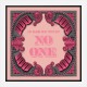 In God We Trust No One - Pink Art Print In God We Trust No One - Pink Art Print