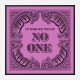 In God We Trust No One - Purple Art Print