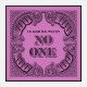 In God We Trust No One - Purple Art Print In God We Trust No One - Purple Art Print