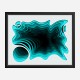 Aqua Abstract Art Print Aqua Abstract Art Print