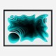 Aqua Abstract Art Print Aqua Abstract Art Print