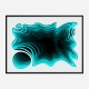 Aqua Abstract Art Print Aqua Abstract Art Print