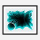Aqua Abstract Art Print Aqua Abstract Art Print