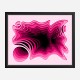 Hotpink Abstract Art Print Hotpink Abstract Art Print