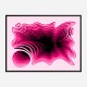 Hotpink Abstract Art Print Hotpink Abstract Art Print