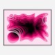 Hotpink Abstract Art Print Hotpink Abstract Art Print