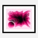 Hotpink Abstract Art Print Hotpink Abstract Art Print