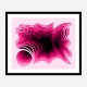 Hotpink Abstract Art Print Hotpink Abstract Art Print