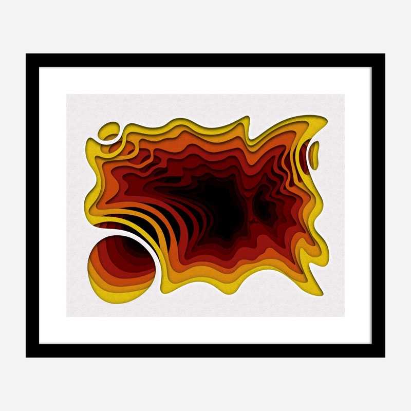 Solar Flair Abstract Art Print