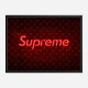 Supreme On LV Neon Art Print Supreme On LV Neon Art Print