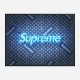 Supreme On LV Denim Art Print Supreme On LV Denim Art Print