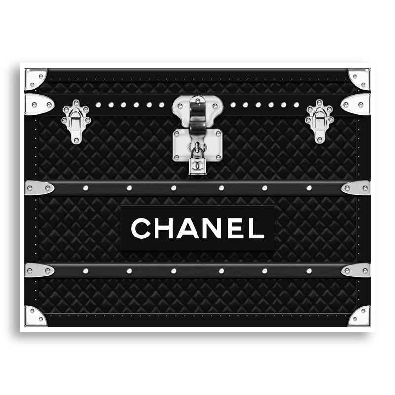 Chanel Trunk Art Print Chanel Trunk Art Print