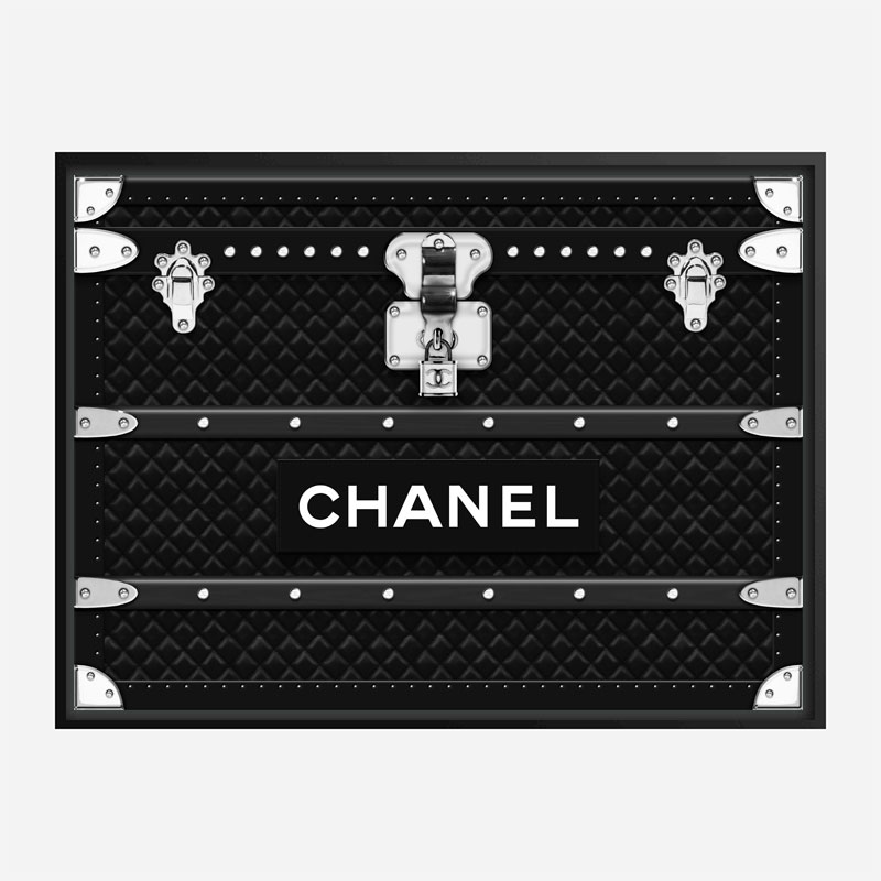 Chanel Trunk Art Print Chanel Trunk Art Print
