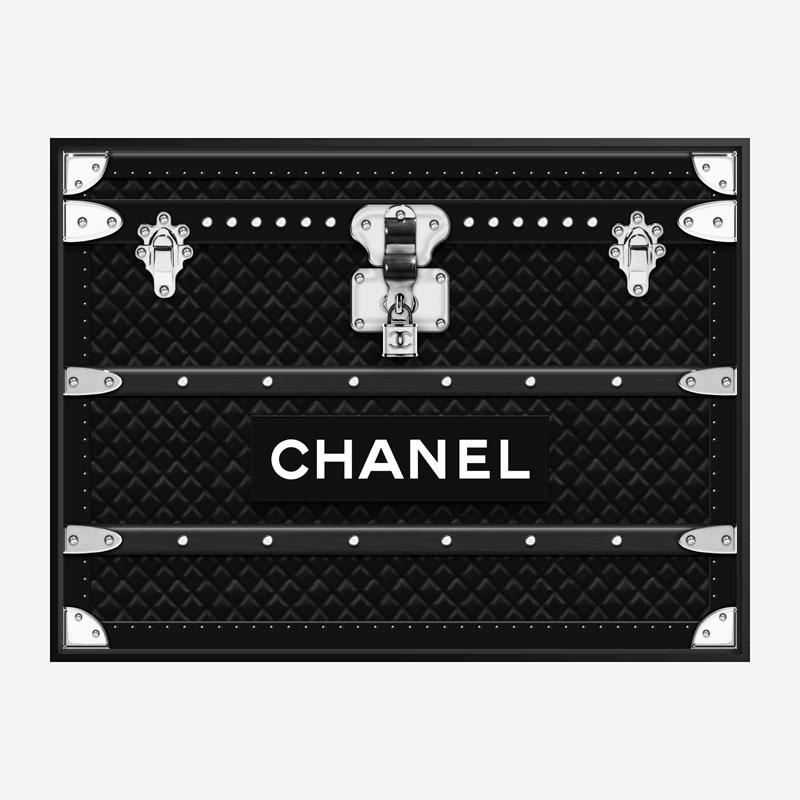 Chanel Trunk Art Print Chanel Trunk Art Print