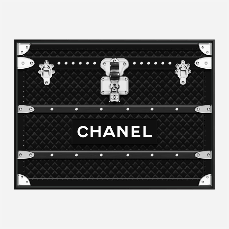 Chanel Trunk Art Print Chanel Trunk Art Print