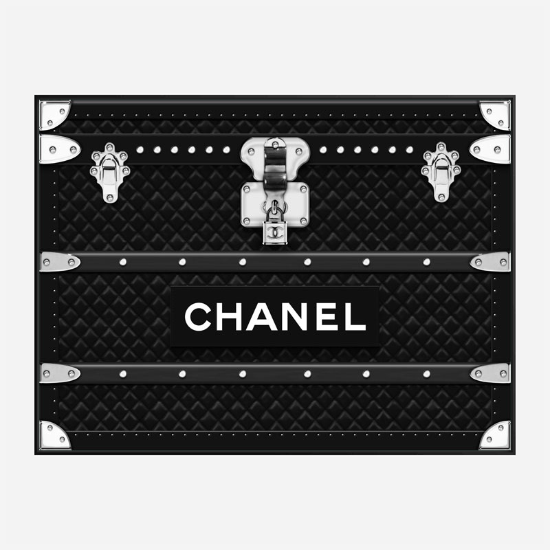 Chanel Trunk Art Print Chanel Trunk Art Print