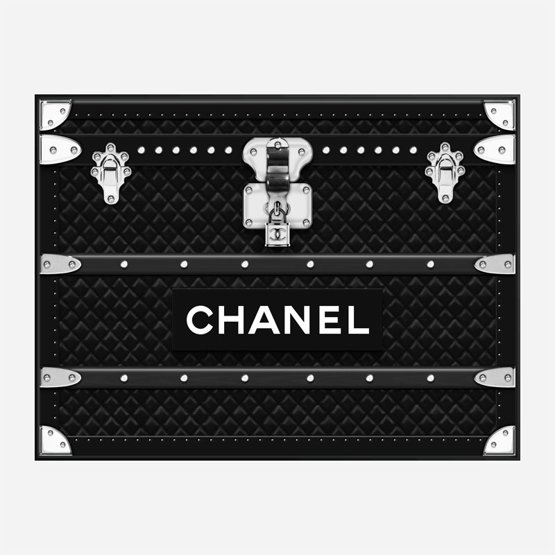 Chanel Trunk Art Print Chanel Trunk Art Print