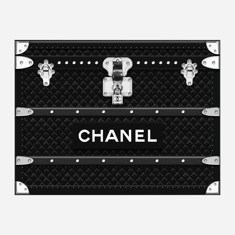 Chanel Trunk Art Print Chanel Trunk Art Print