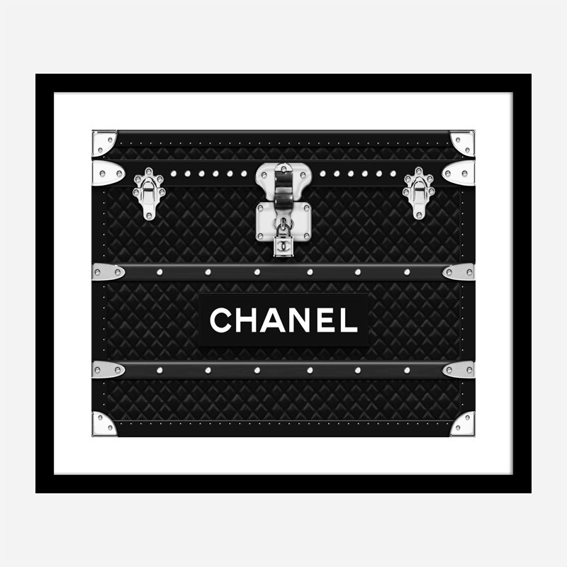 Chanel Trunk Art Print Chanel Trunk Art Print