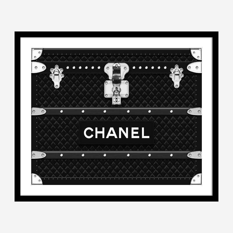 Chanel Trunk Art Print Chanel Trunk Art Print
