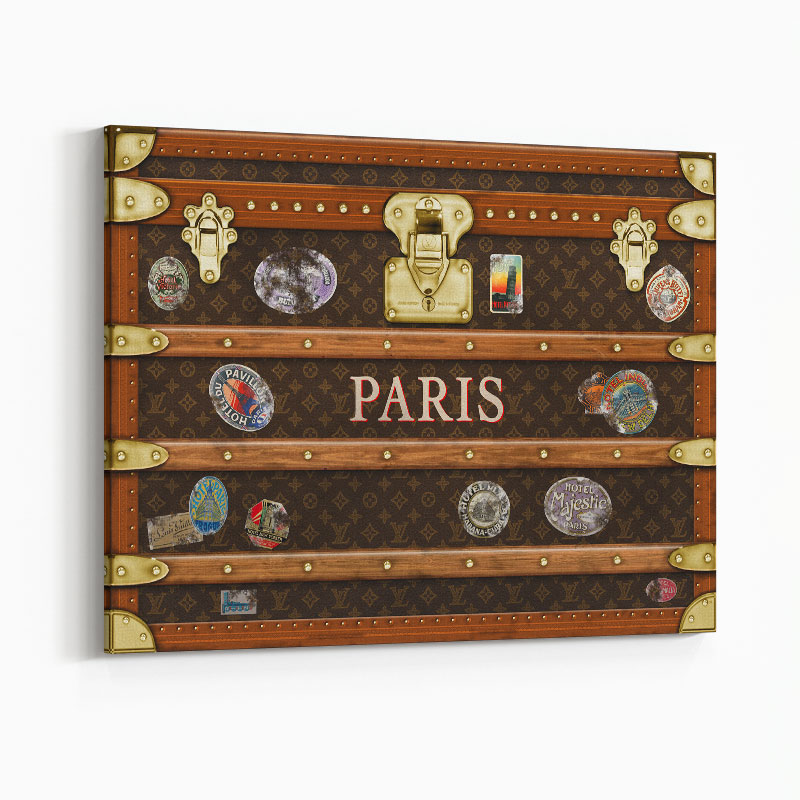 LV Paris Trunk Art Print LV Paris Trunk Art Print