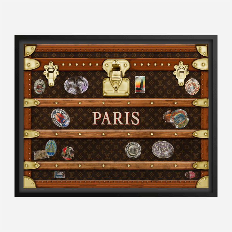 LV Paris Trunk Art Print LV Paris Trunk Art Print