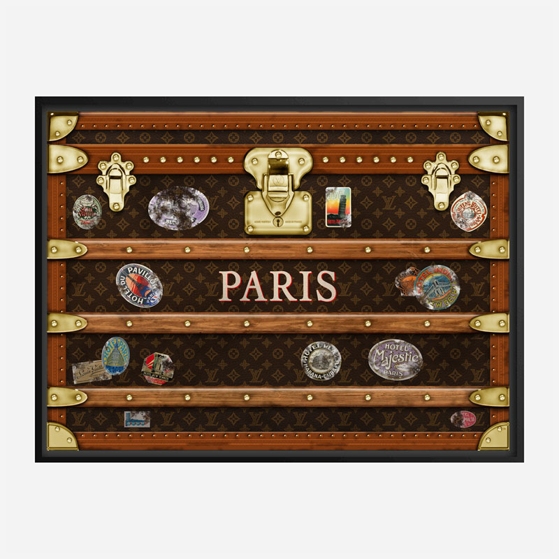 LV Paris Trunk Art Print LV Paris Trunk Art Print